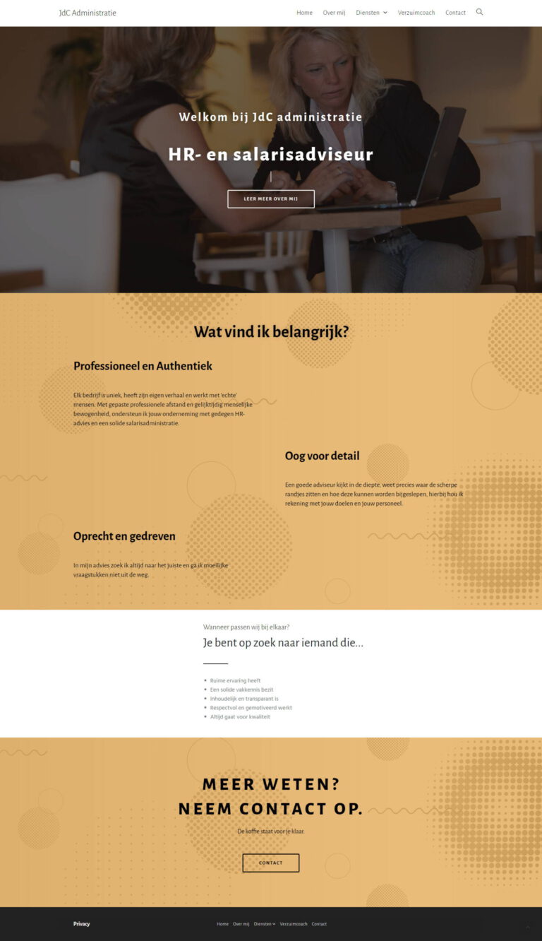 JDC administratie | Portfolio | ICT-mannetje